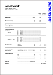 Datasheet Sicabond