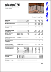 Datasheet Sicatec 75