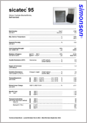 Datasheet Sicatec 95